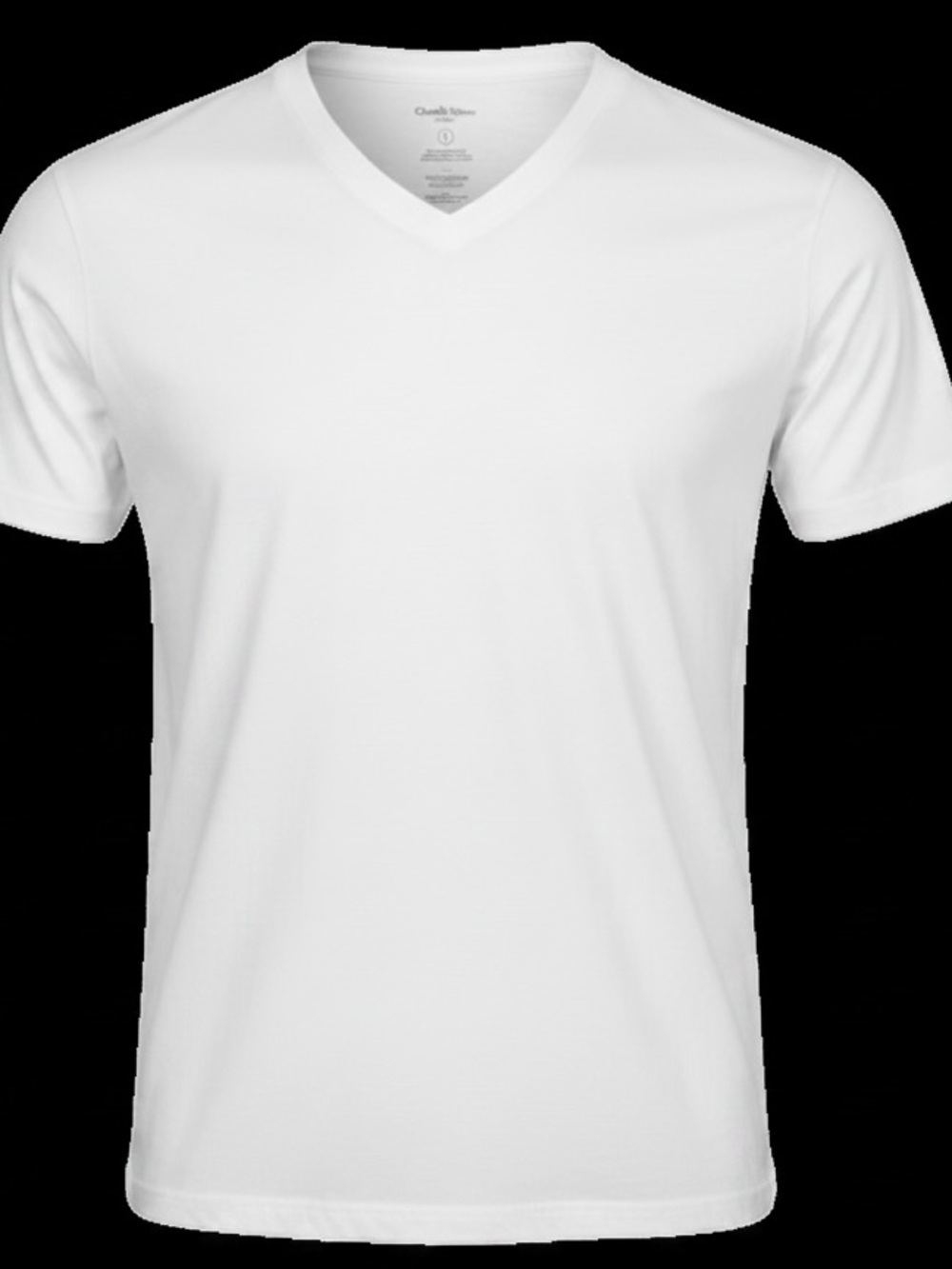 Good fellow & Co. Men's White V-Neck Short Sleeve Tee- size XL- pack of 4